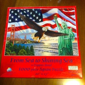 🧩 From Sea to Shining Sea American Jigsaw Puzzle COMPLETE